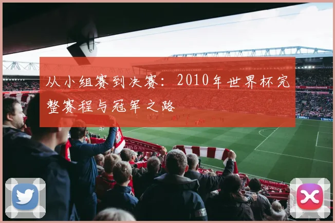 从小组赛到决赛:2010年世界杯完整赛程与冠军之路