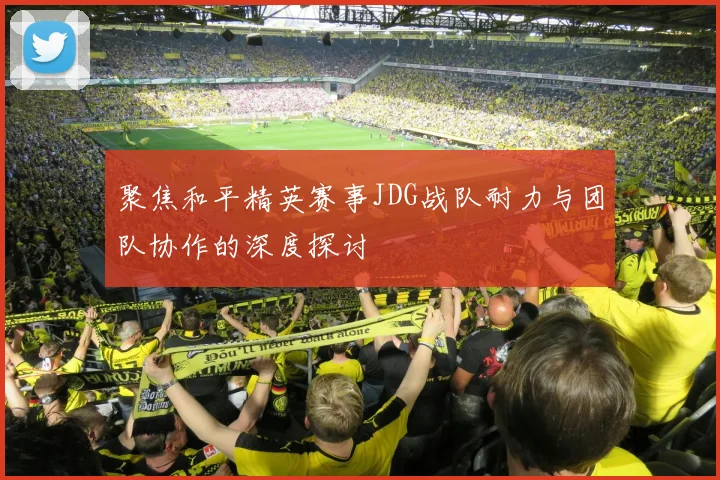 聚焦和平精英赛事JDG战队耐力与团队协作的深度探讨